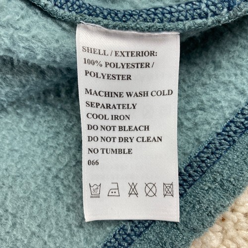 Kavu Mens Jacket Extra Large Blue Terry Cloth Fleece Lined Full Zip Mock Neck - Picture 10 of 10
