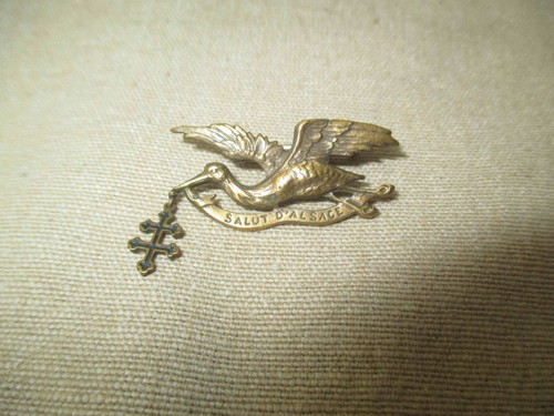 Alsace Direct Militaria - Broche civile patriotique croix gammée