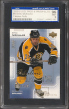 2000-01 UD PROS & PROSPECTS ERIC NICKULAS SGC 96 / 9 xxxx/1000 MINT HOCKEY