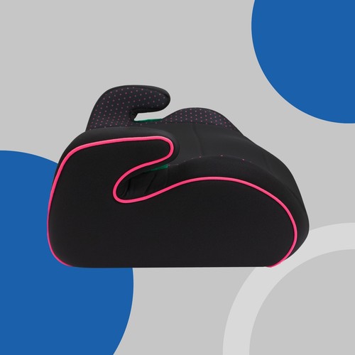 Kindersitzerhöhung, Sitzerhöhung i-Size R129 Autokindersitz Max pink/schw. PETEX - Bild 6 von 9