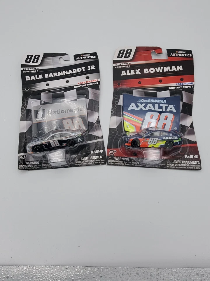 2018 1/64 #88 DALE EARNHARDT JR/  ALEX BOWMAN 2 CAR SET nascar Authentics - Image 2 of 4