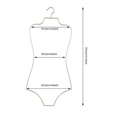 Body Shape Bikini Hanger Wire Body Shape Display Hangers Metal Lingerie Hangers