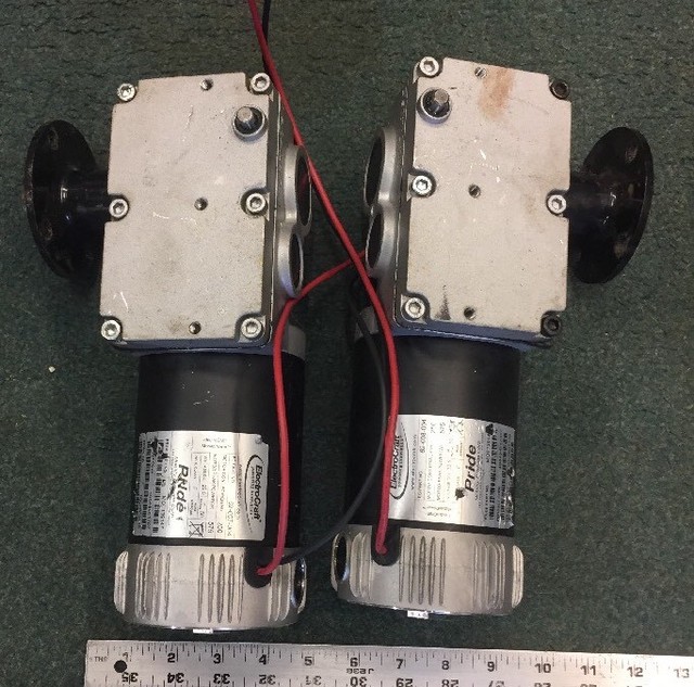 Jazzy Wheelchair Gearboxes Motors Large Rc Lawnmower Robotics 1224vdc