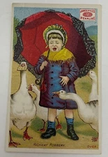 James Pyles Pearline Highway Robbery Advertising Trade Card 