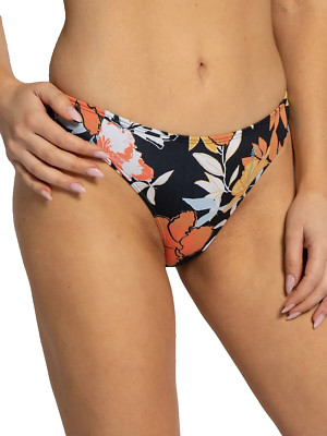 Roxy Women's Multicolor Floral Printed Beach Hipster Bikini Bottom Size Large