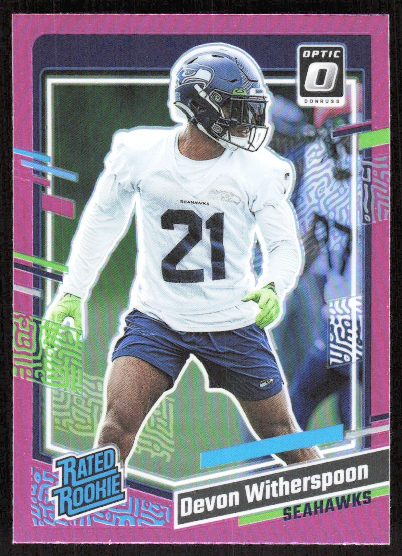 2023 3965C Donruss Optic Rated Rookie Preview Pink Prizm Devon Witherspoon