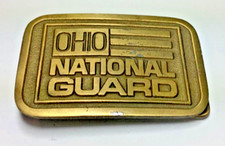 Vintage Ohio National Guard Belt Buckle
