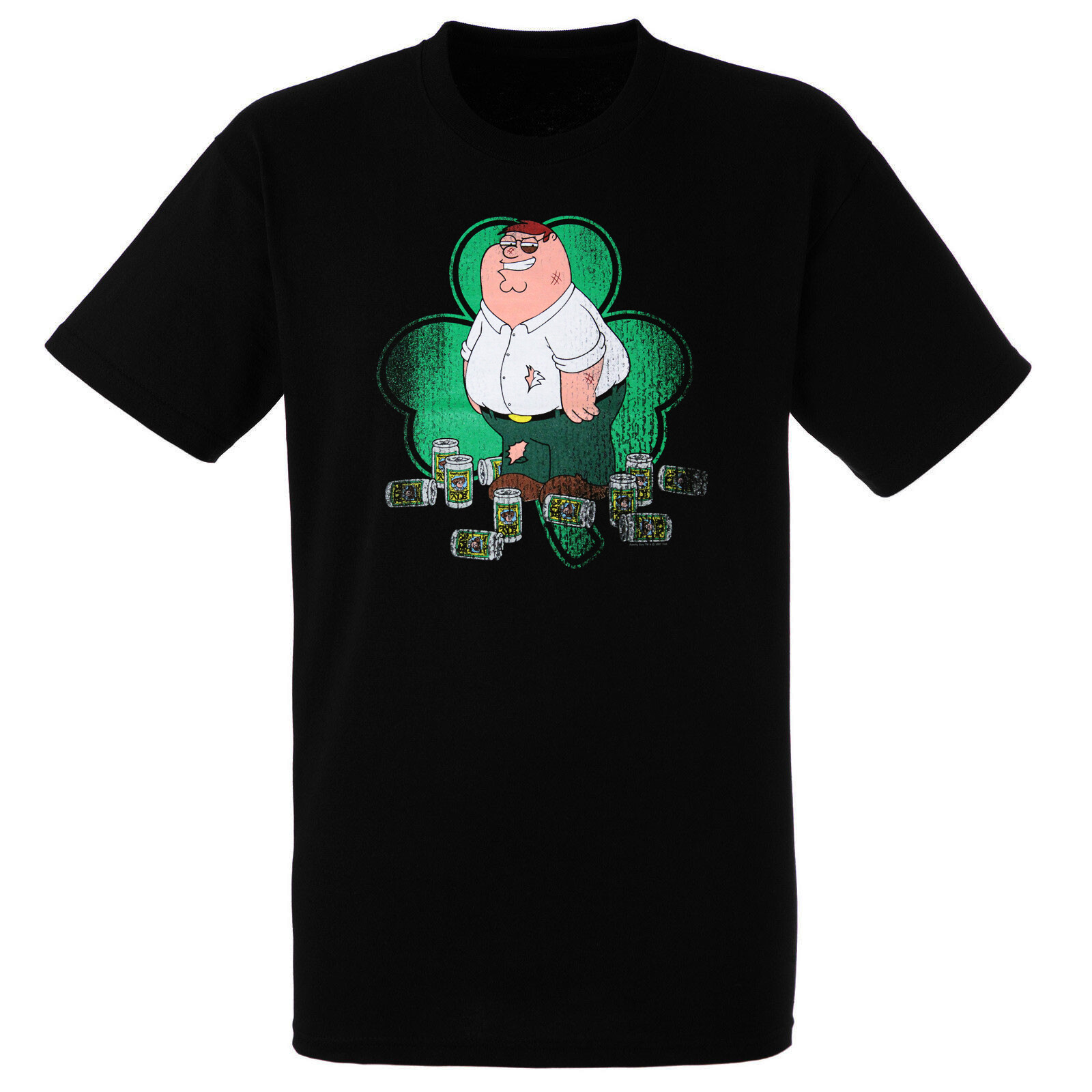 Ирландская мужская футболка Family Guy Peter Fightin, приталенная, среднего размера