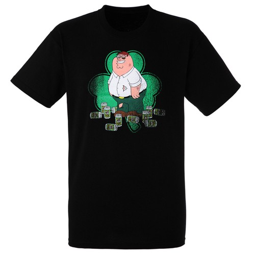Family Guy Peter Fightin' Irish Mens Slim Fit T-Shirt, Medium