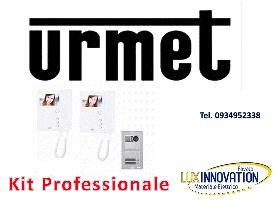 OFFERTA URMET preventivo videocitofono secondo urmet stock 1783/322