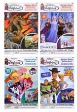 Lot of 4 Colorforms Jurassic World, Frozen II, My Little Pony and Toy Story 4
