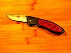 Frost Barracuda Red Firefighter Folding Knife TA428FIRE    — photo 1