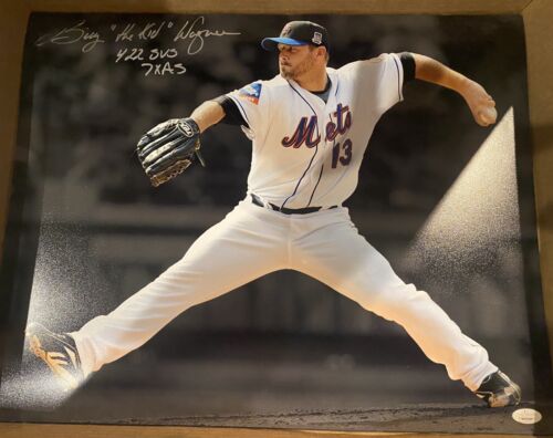 Billy Wagner Signed Auto Autographed New York Mets 16x20 Photo 3x Insc JSA COA - Picture 1 of 1
