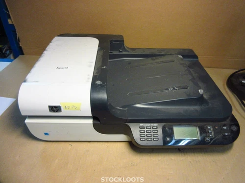 HP Scanjet N6350 LAN Network USB A4 48BIT Document Flatbed Scanner MISSING TRAYS