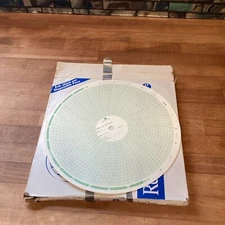 Pack of 100 - Graphic Controls Circular Graph Chart American Meter 1 hour MP-150