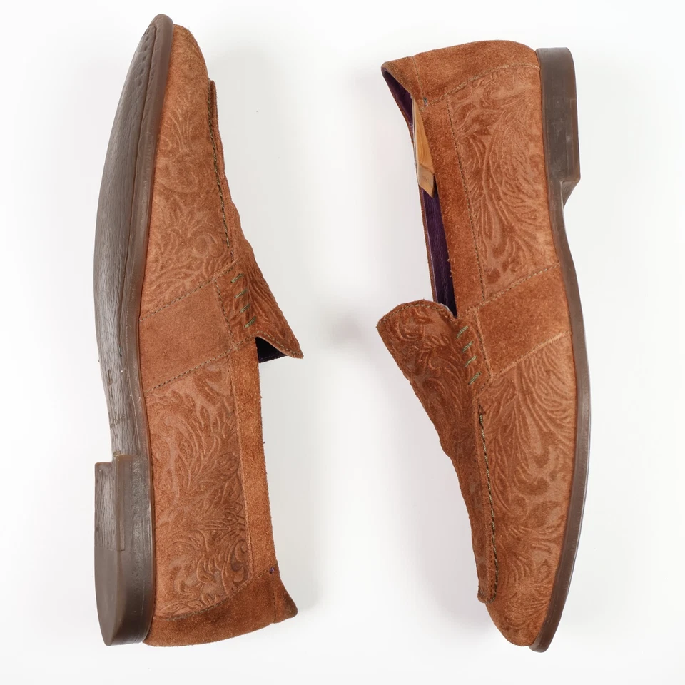 Mocasines bordados Robert Graham talla 10 para hombre Foto 3 de 4