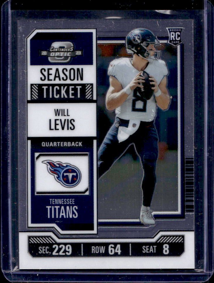 2023 Contenders Optic Will Levis Season Ticket RC #56 Titans
