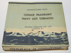 VINTAGE EMPTY 20 Cigarette Cardboard Box Masters Medium Navy Cut London — photo 2