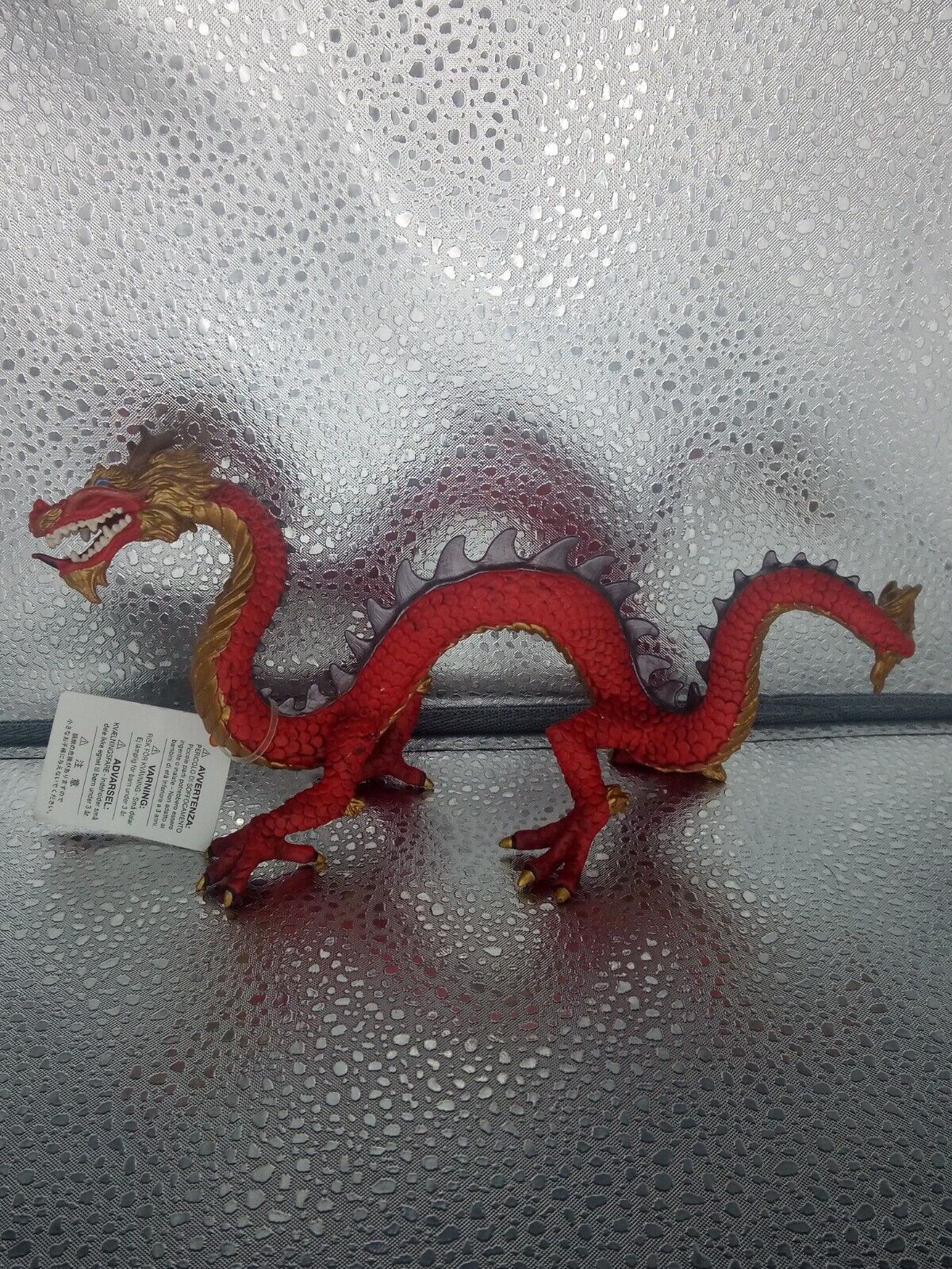 Safari 10135 Horned Chinese Dragon Replica Figure Toy - for sale 