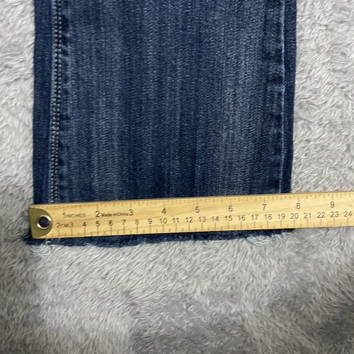 American Eagle Stretch Artist Jeans Womens Size 0 Short Low Rise Dark Wash Pants - Picture 7 of 8