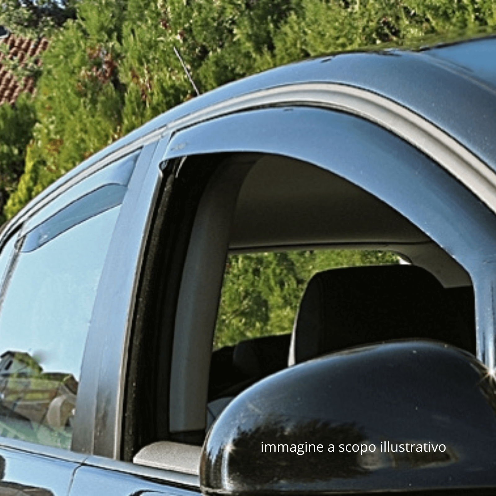 KIT DEFLETTORI ANTIVENTO ANTERIORI E POSTERIORI AUDI Q3 2012>