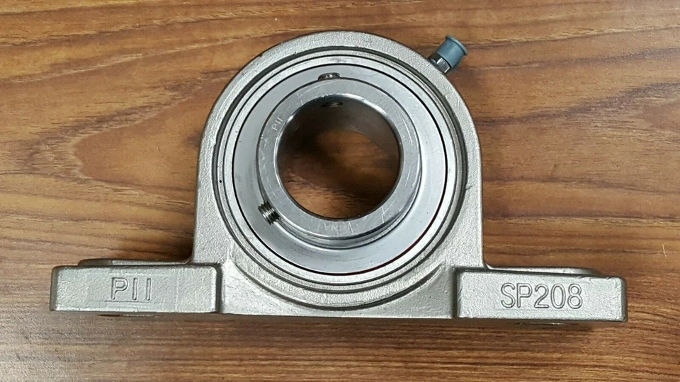 Cojinete de bloque de almohada SUCSP208-24 acero inoxidable 1-1/2" diámetro Foto 2 de 4