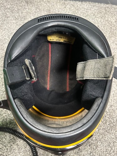 VTG Ski-doo Lazer 1997 XL Snowmobile Helmet Open Face Heated Visor Buckle Strap - Picture 9 of 11