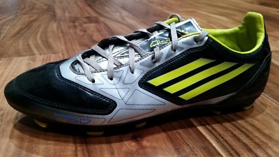 V21310 Adidas Men's F10 TRX FG Soccer Cleats Black Lime Yellow