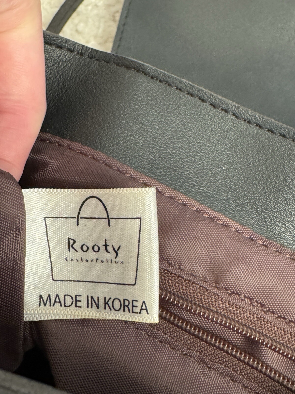 ROOTY Multifunctional backpack, black, made in Ko… - image 6