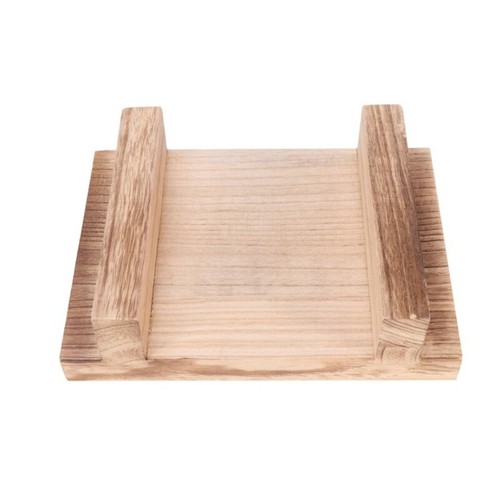 Portable Wooden Step Stool Non Slip Feature Stool for Bedside & Kitchen - Picture 7 of 8