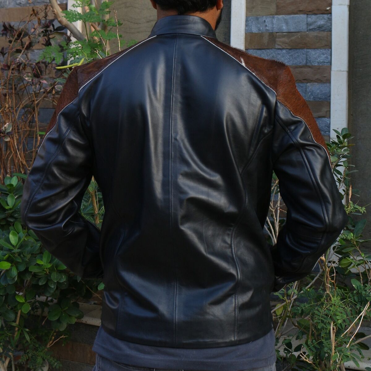 Men's Cowhide Hair On Jacket Authentic Pony Skin Leather Men's Cowhide Hair On Jacket Authentic Pony Skin Leather