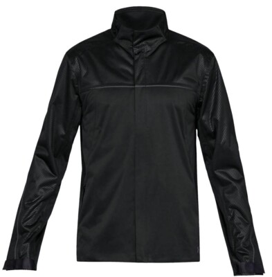 UNDER ARMOUR STORM WATERPROOF BREATHABLE RAIN GOLF JACKET BLACK M 1347426 