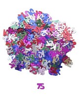 2 oz. 4 bags of 0.5 oz. Metallic 10mm Multicolor 75 Confetti