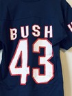 Vintage President George W Bush Bush 43 Jersey T-Shirt Unisex S USA EUC ...