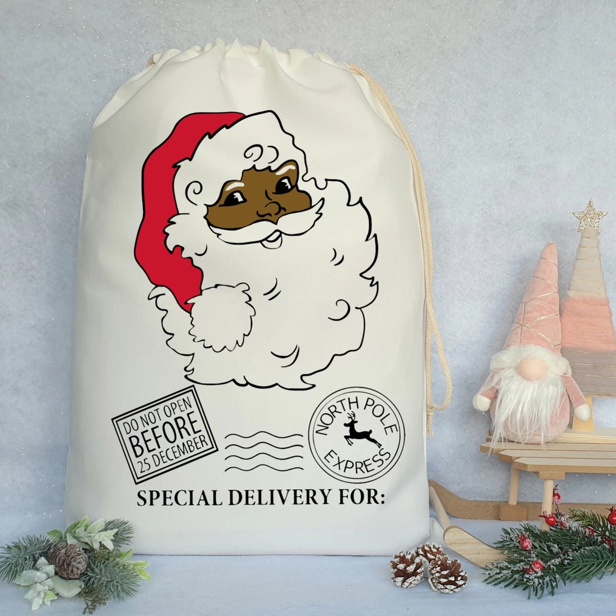 Discover 86+ black santa gift bags in.cdgdbentre