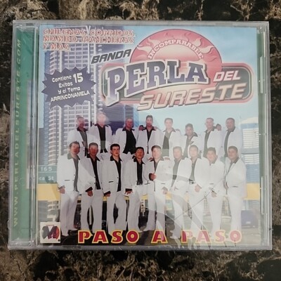 *NUEVO Y ORIGINAL* Banda Perla Del Sureste Paso A Paso 2005 15 Exitos Crack Case