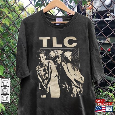 Rare TLC Band Unisex Men All Size T-Shirt NLS5.189