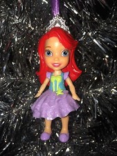 PRINCESS Disney THE LITTLE MERMAID ARIEL Custom Christmas Ornament GirlYoung NEW