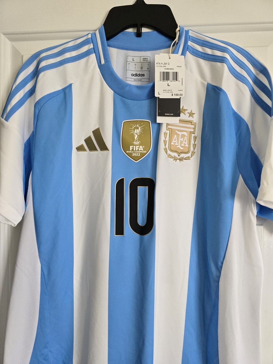 Adidas Argentina 24 Messi Home Jersey SIZE LARGE | eBay