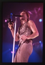 Jon Bon Jovi singing in concert playing maracas Original 35mm Transparency