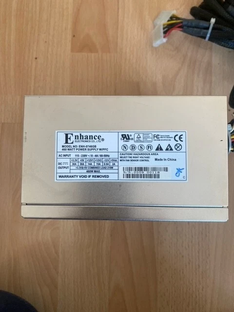 Enhance Model: ENH-0746GB 460W ATX Netzteil. - Bild 4 von 4