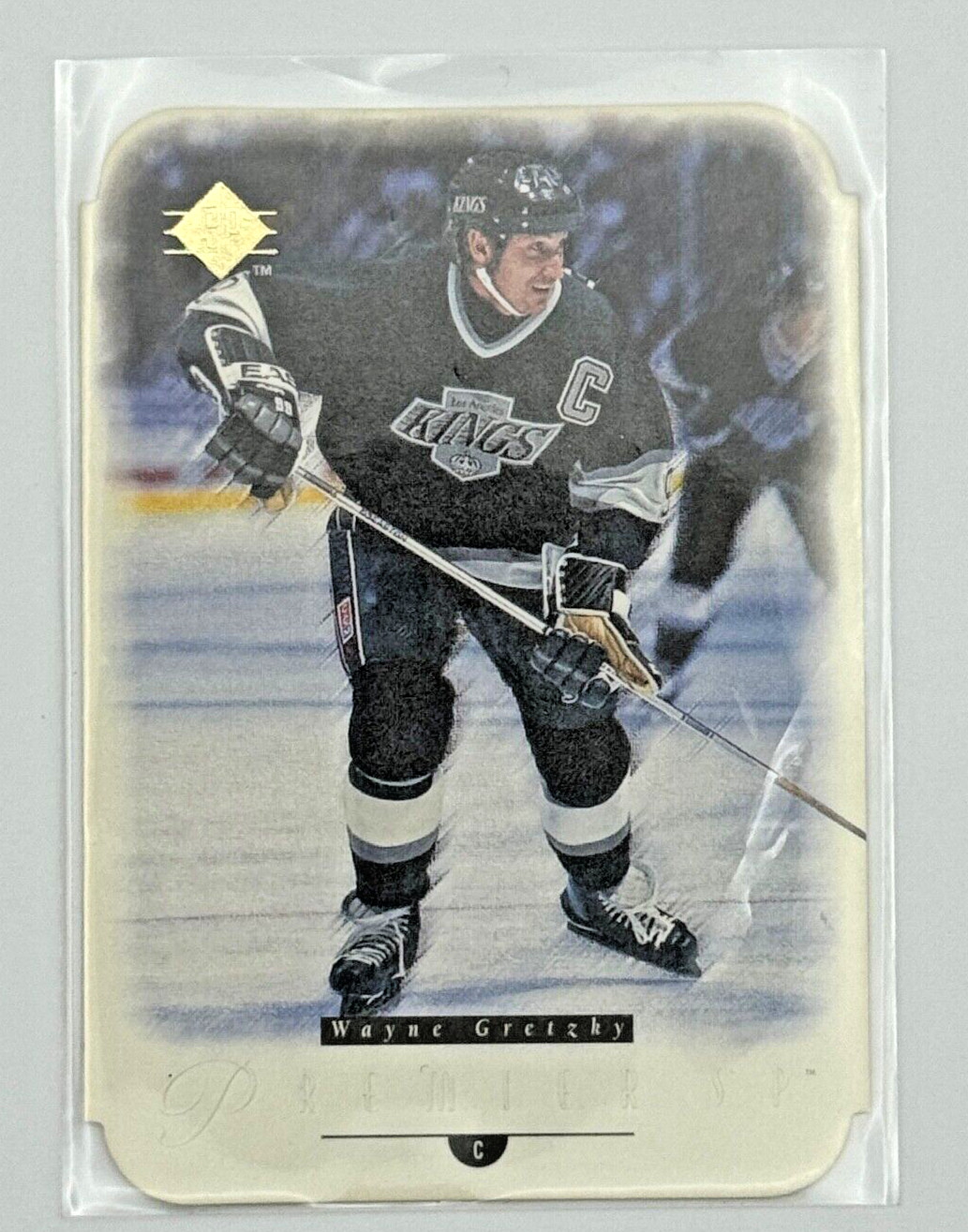 1994-95 Upper Deck SP Premier Die Cut #17 - LA Kings Wayne Gretzky