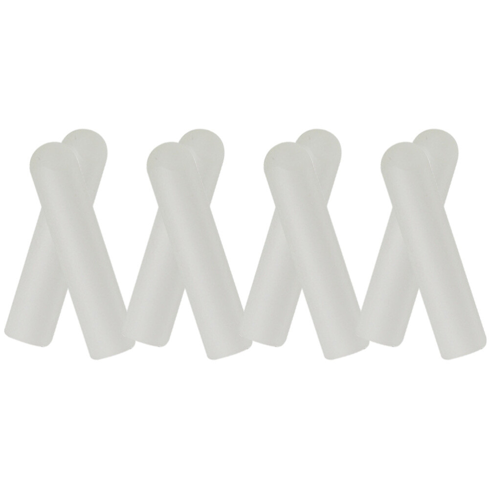 APL 8 Pezzi Testa di Laccio per Scarpe Terminali in Plastica Trasparente Bambini Punte Decorative Fai da Te