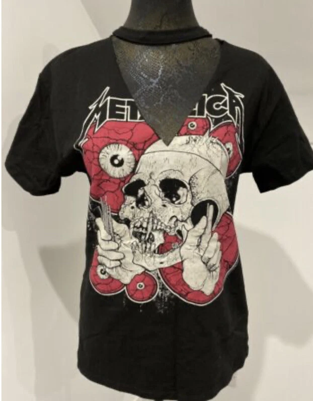 Metallica t shirt topshop cheap