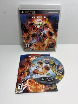 Ultimate Marvel vs. Capcom 3 (Sony PlayStation 3, 2011) Great Disk - Complete