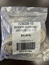 New Belkin F2N028-15 VGA PC Monitor Cable 15ft