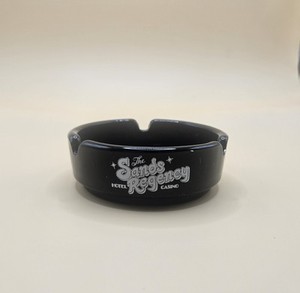 Sands Regency 3-1/2" Black Ashtray