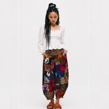 Africa Print Triangle Harem Pant