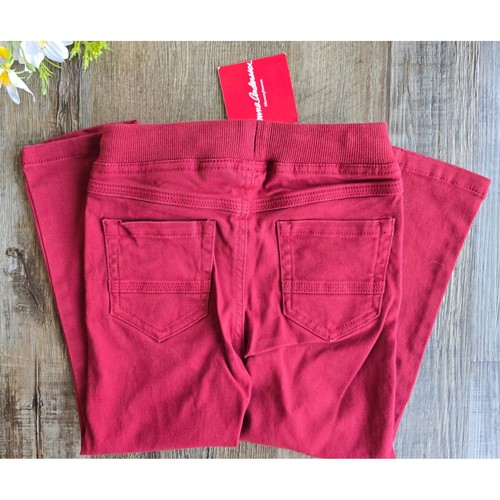 NWT Hanna Andersson Knit Pants Pull-On Waistband Red Size US Youth 4 - Picture 4 of 7