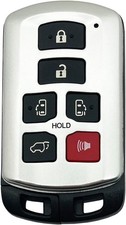 Replacement Key Fob Shell fit for 2011-2020 Toyota Sienna Keyless Silver1